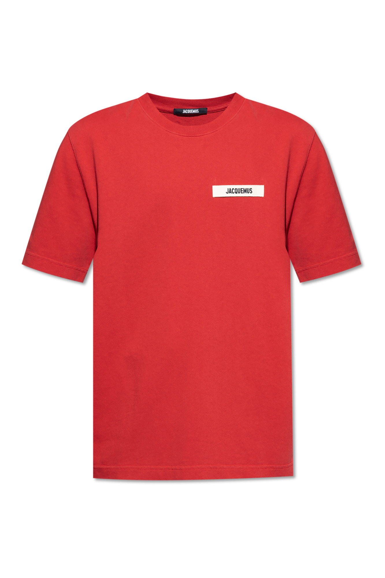 Red T-shirt with logo Jacquemus - Vitkac AS